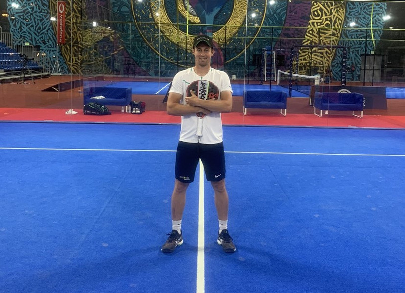 Valentin Wenger entre en lice ce mercredi en padel aux Jeux européens à Cracovie.