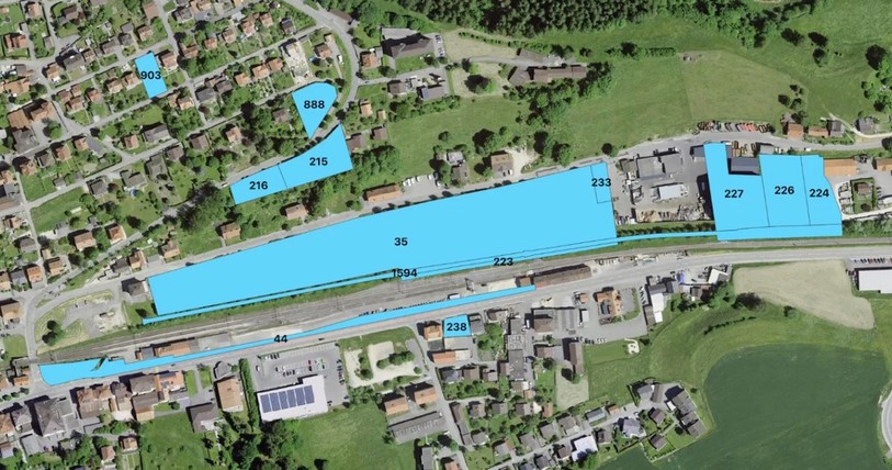 Les premiers lots des travaux menés à Reconvilier. (Photo : Office des eaux et des déchets)