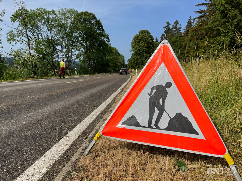 Des travaux seront menés la semaine prochaine le long de la route de la Goule. (Photo : archives)