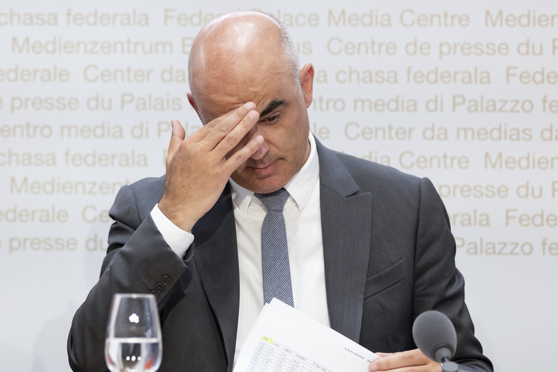 Le conseiller fédéral Alain Berset. (Photo : archives / KEYSTONE / Peter Klaunzer).