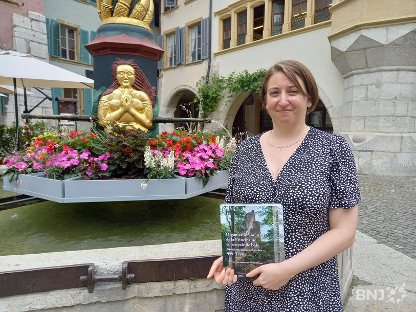 Antonia Jordi, docteure en histoire moderne de l’Université de Berne et autrice du premier tome de l’« Histoire du Jura et du Jura bernois ». (photo : Céline Roduit)