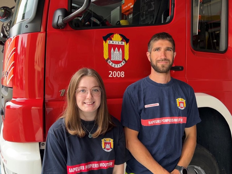 Camille Ostorero et Raphaël Kiener, co-responsables des JSP à Moutier.