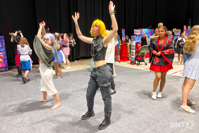 JapaNeuch proposait de nombreuses activités, dont un concours de danse.