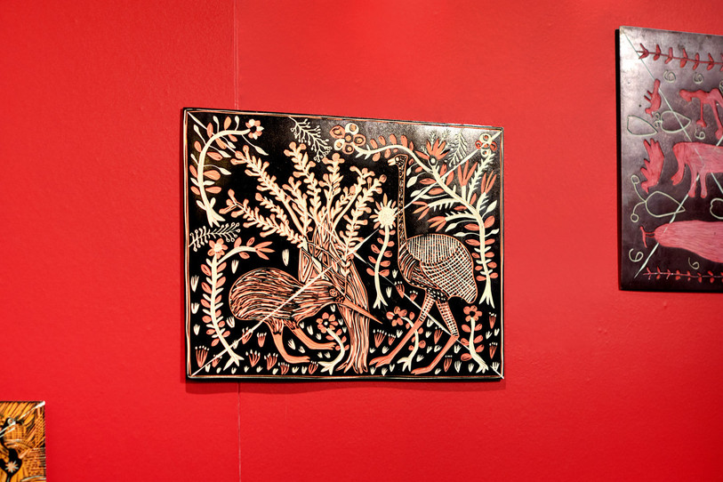Des dizaines d'oeuvres d'art San sont à découvrir au Musée d'ethnographie de Neuchâtel jusqu'en avril 2024. (photo : MEN)