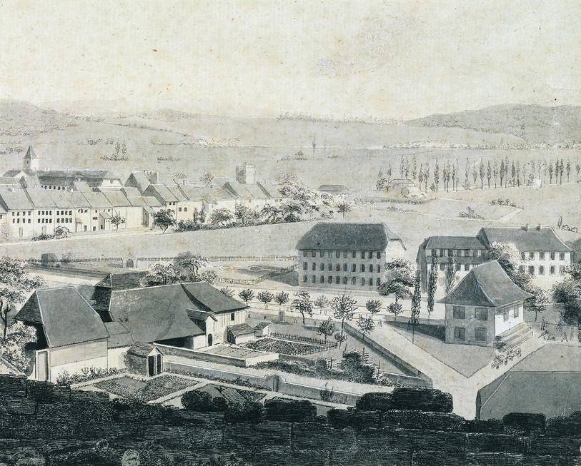 Bienne, au 18e siècle, avant l'arrivée de l'horlogerie. C'est le thème traité par Ralf Dahler dans sa publication pour Intervalles. (Photo : Intervalles)