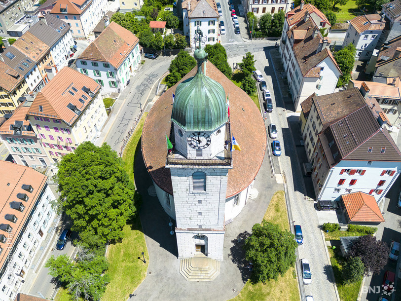 Le Grand Temple de La Chaux-de-Fonds a accueilli de nombreux visiteurs à l'occasion de la 14e Fête de l'urbanisme horloger.