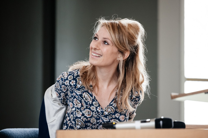 Eva Baehler a remporté le Prix Richard Mille/CEQF « La Francophonie en débat » . (Photo : Guillaume Perret).