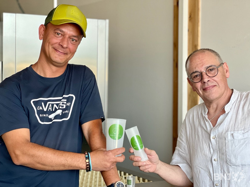 Mohammed Ali Tabarki et Fabrice Falzone ont lancé NeuchCup il y a trois mois et n'ont pas chômé depuis.
