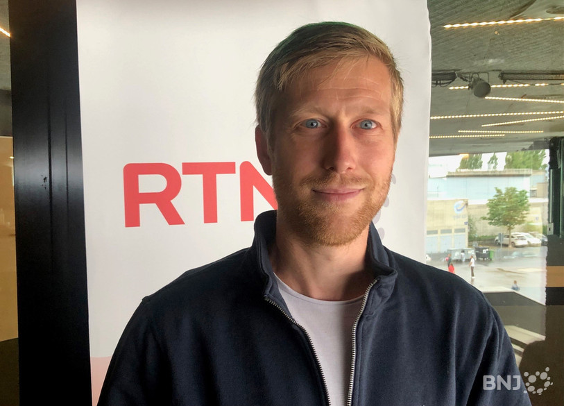 Christopher Clark, le gestionnaire des terrains et salles de sport de la Ville de Neuchâtel, était l’invité de La Matinale vendredi, délocalisée à la Maladière.