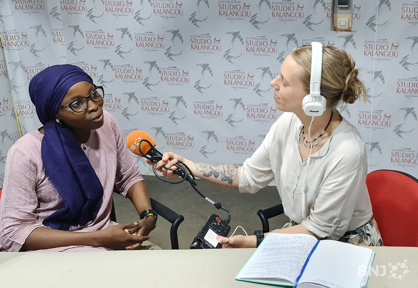 Natacha Mengoli a réalisé plusieurs entretiens lors de son voyage au Niger.