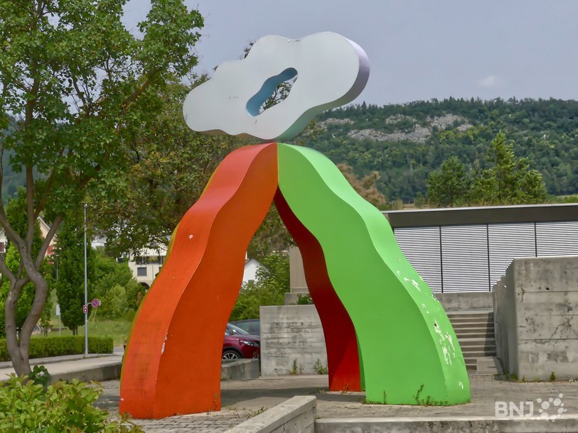 Sculpture de René Myrha à Delémont