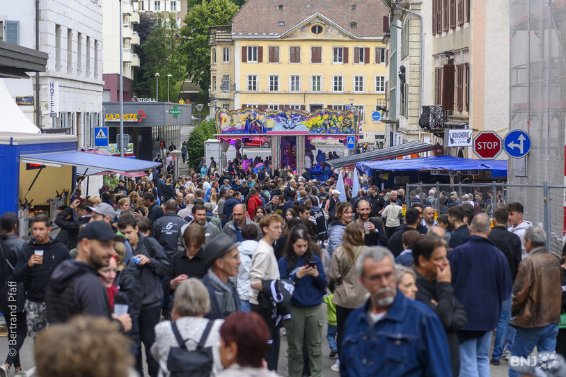 Les Promos du Locle, l'une des plus grandes manifestations populaires du canton de Neuchâtel (photo : archives, Bertrand Pfaff).