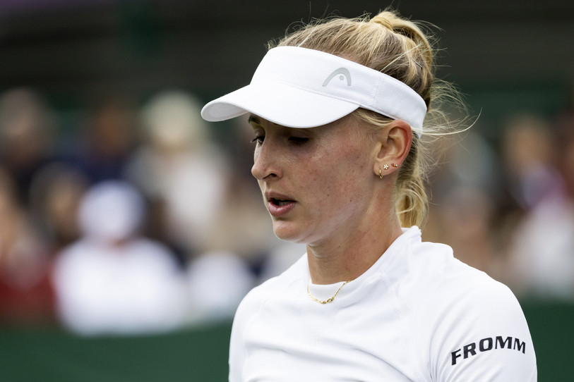 Jil Teichmann s'est inclinée au premier tour à Wimbledon ce lundi.