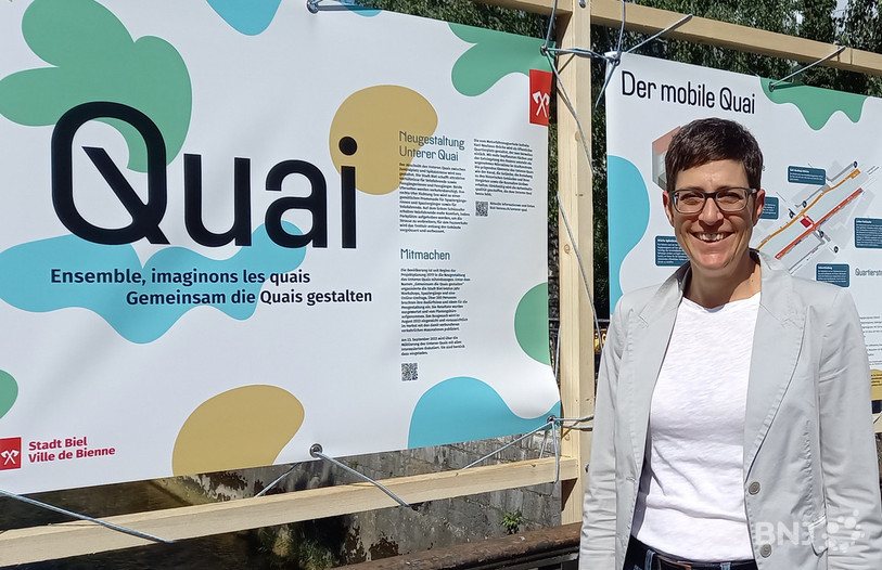 Florence Schmoll, responsable du département de l’urbanisme, secteur en charge du projet de réaménagement du quai du Bas.