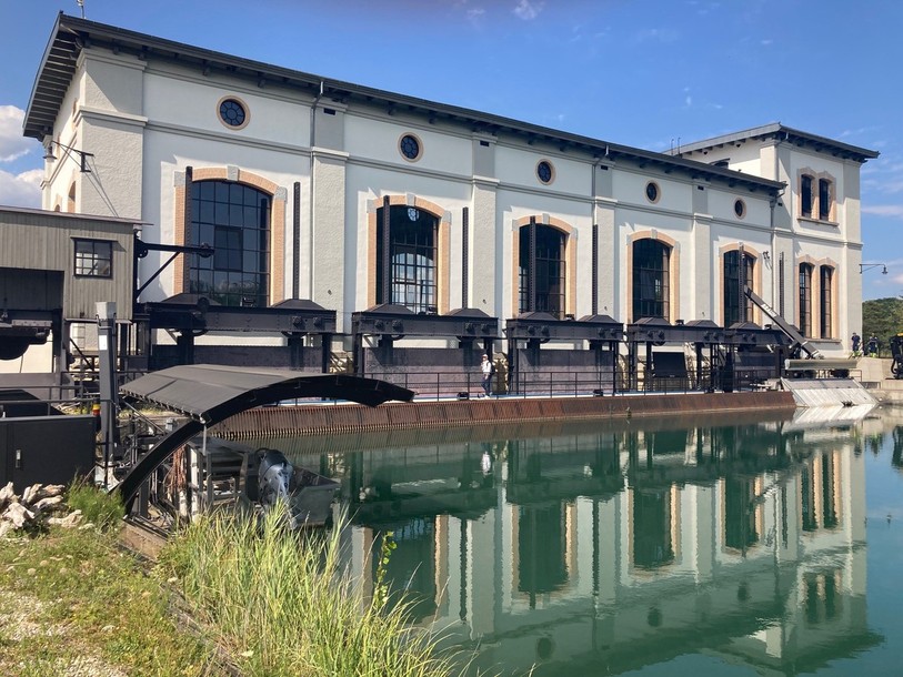 L'ancienne centrale électrique des BKW à Hagneck.