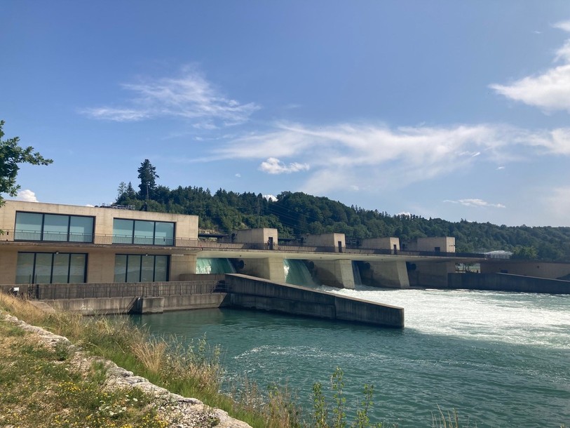 La centrale électrique des BKW à Hagneck.
