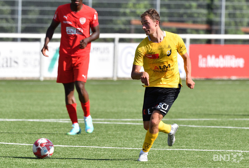 Roman Huber s'est fait l'auteur d'un doublé samedi. (Photo : Georges Henz).