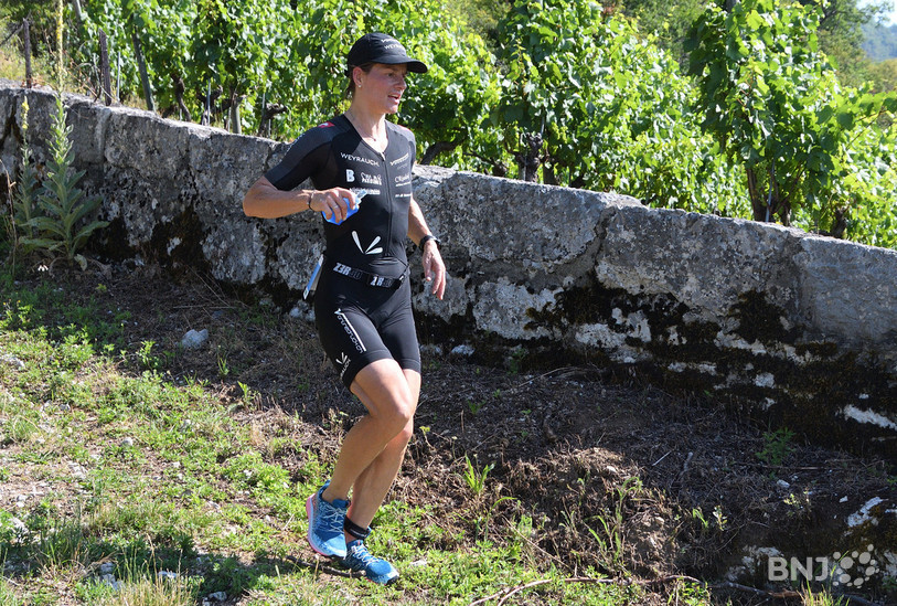 Carole Perrot a remporté la première épreuve des Triathlon Jurassik Series. (Photo : archives/Georges Henz).