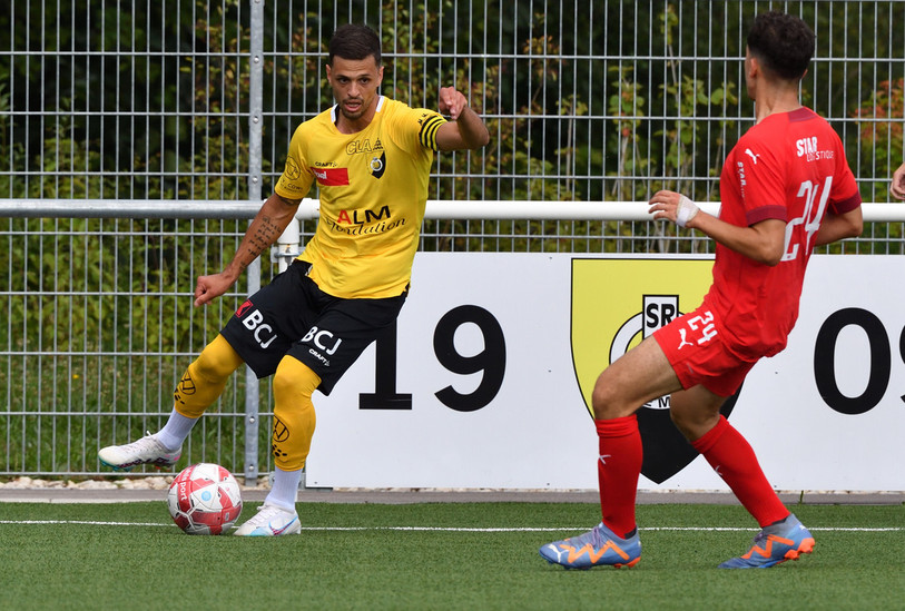 Steve Coelho a été le seul buteur des SRD contre le Stade Lausanne Ouchy (photo : archives Georges Henz).