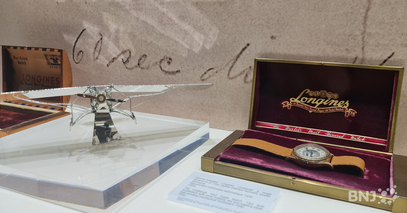Le musée Longines retrace l'histoire de la marque et son lien très fort avec l'aviation.
