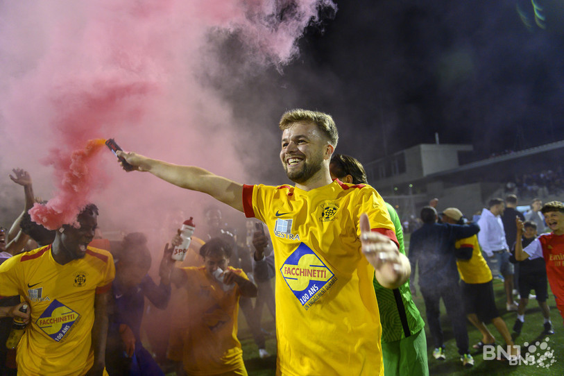 Vainqueur de la Coupe neuchâteloise, le FC Saint-Blaise s'est offert le droit de défier le FC Bâle en Coupe de Suisse le dimanche 20 août. (photo : Bertrand Pfaff)