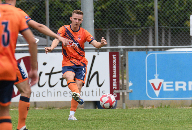 Joris Gester a inscrit le 2e but du FC Ajoie-Monterri. (photo : archives/Georges Henz).