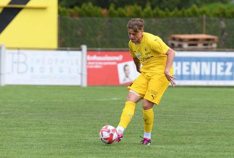 Le doublé de Léo Moine n'a pas suffi pour le FC Bassecourt (photo : archives / Georges Henz).