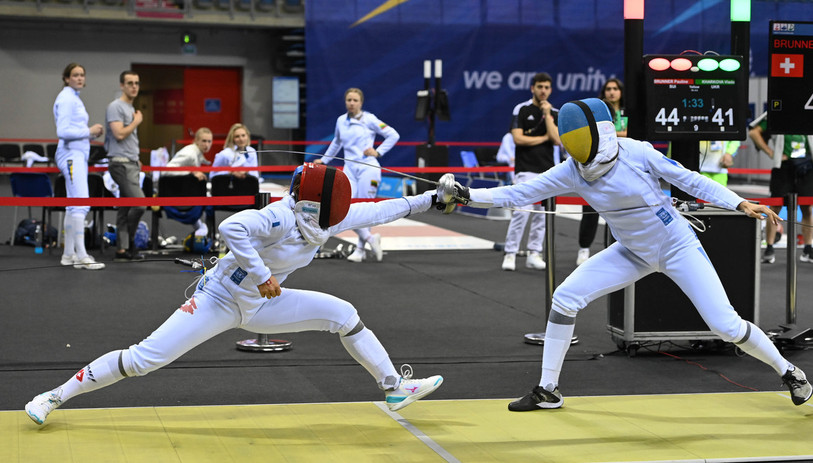Pauline Brunner n'a pas pu se mêler à la lutte pour le podium ce week-end. (Photo d'archives : Bizzi/Swiss Fencing) 