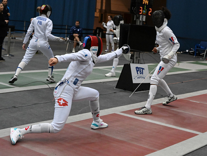 Pauline Brunner a été stoppée en seizièmes de finale à Vancouver. (Archives: Bizzi/Swiss Fencing )