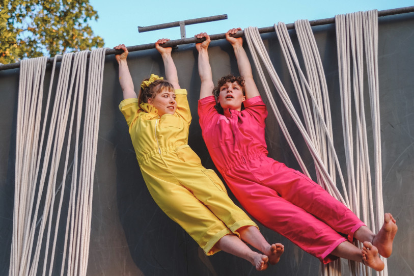 Le 33e spectacle du cirque Chnopf mêle danse, acrobatie et musique. (Photo : Cirque Chnopf)