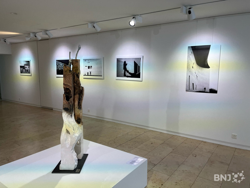 L'exposition, à voir à la FARB jusqu'au 20 août, mêle les photos de Sophie Burri et les sculptures de Carole Kohler.