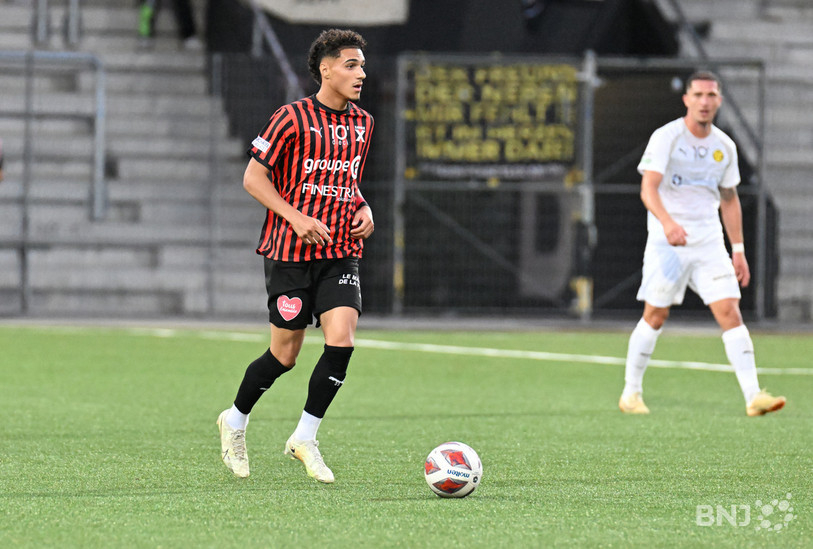 Lucas Marin a été le seul xamaxien à trouver le chemin des filets jeudi à Yverdon. (Photo: Georges Henz)