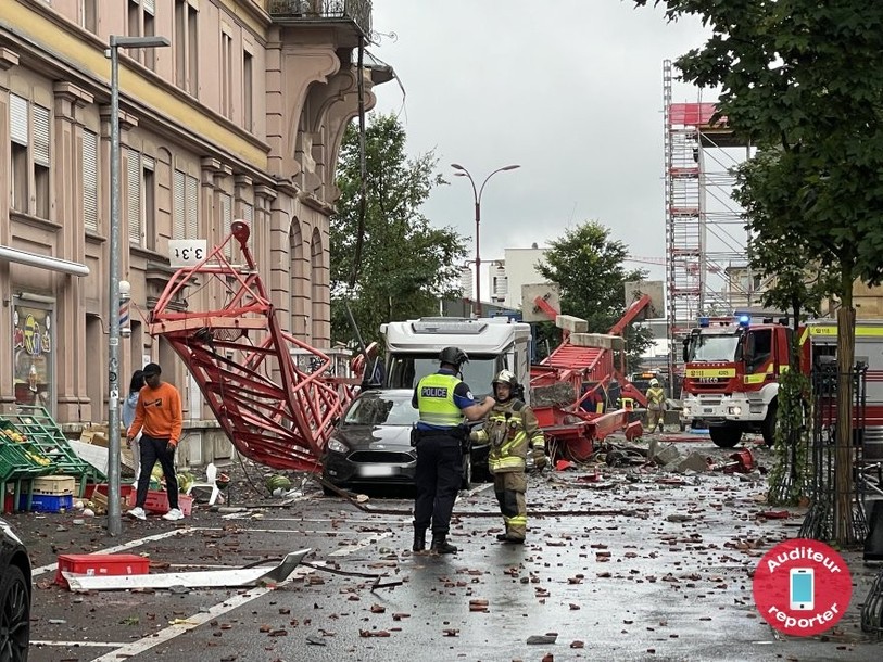 L'orage de ce lundi 24 juillet a provoqué de nombreux dégâts. (Photo : auditeur-reporter)