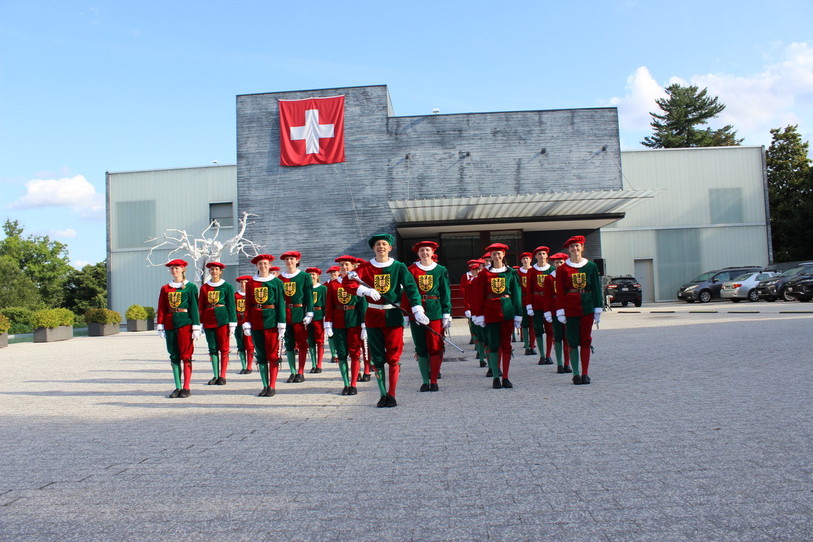 Les Armourins ont été reçus à l'Ambassade de Suisse à Washington D.C. (Photo : Les Armourins)