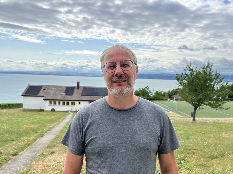 Gilles Crettenand, animateur du camp pères-enfants à Vaumarcus