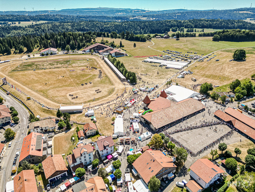 La police cantonale émet ce lundi des recommandations aux visiteurs du Marché-Concours. (Photo : archives / Jonathan Vallat)
