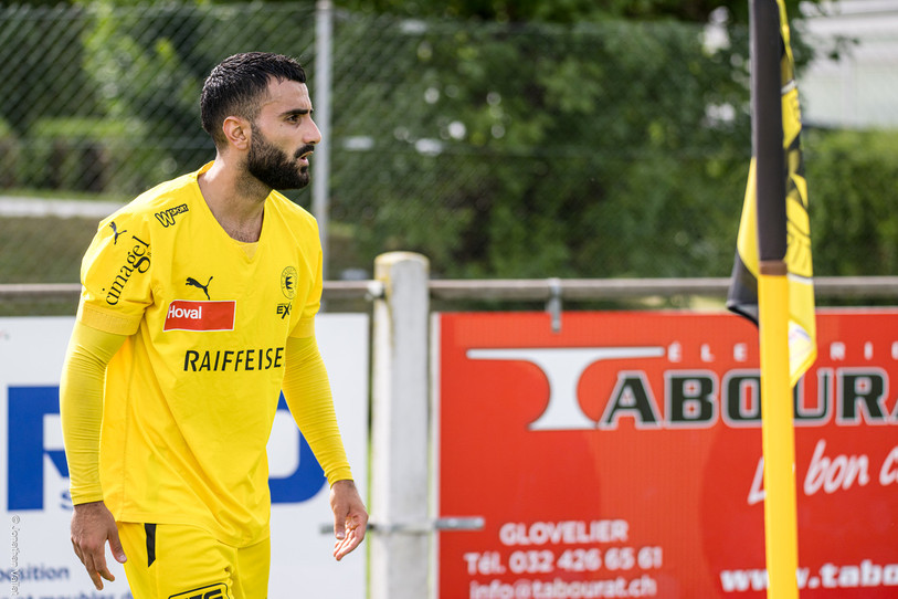 Siyar Batgi a été l'homme du match pour le FC Bassecourt dimanche. (Photo: archives Jonathan Vallat)