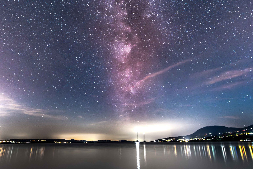 Le ciel lors de la nuit des Perséides en 2023. (Photo : Fabrice Chapuis)