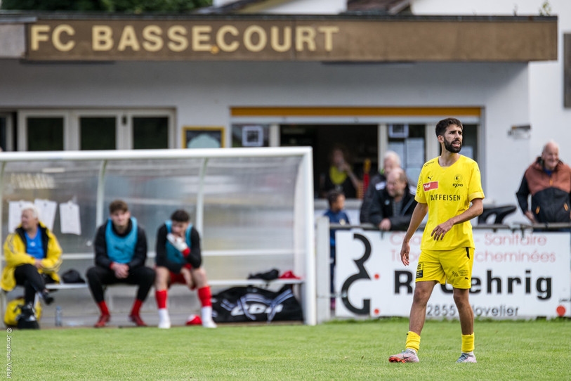 David Neto Dias a vu rouge samedi face à Rotkreuz. (Photo: archives / Jonathan Vallat)