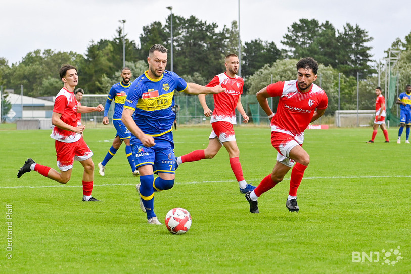Kevin Monnier a pu inscrire le 2-0 dimanche après-midi. (Photo : archives)