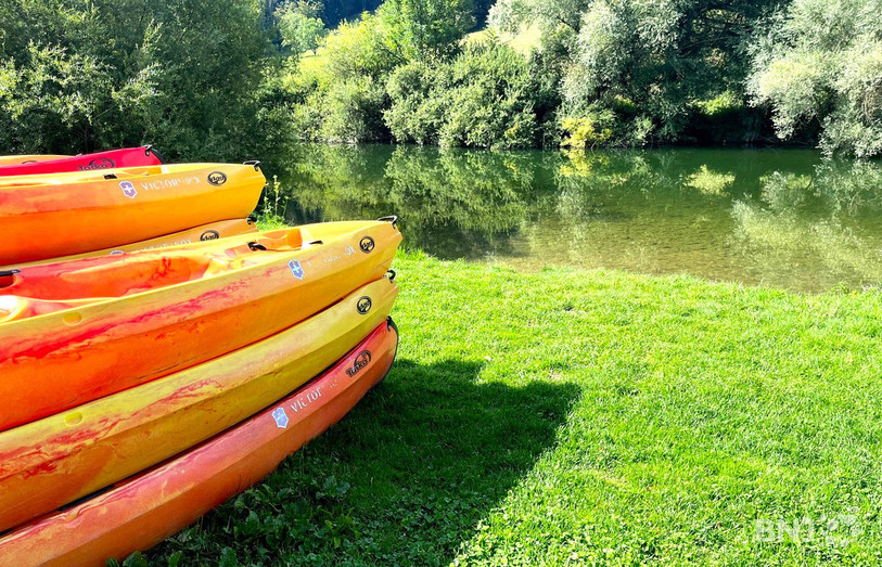 Canoës et kayaks ne prennent pas l'eau quotidiennement sur le Doubs.