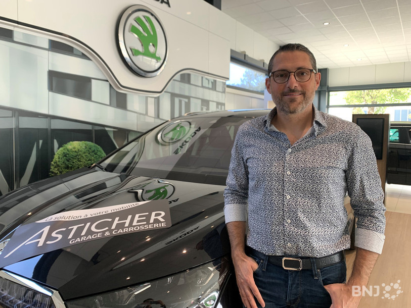Leonardo Radice, directeur du garage Asticher à La Chaux-de-Fonds.