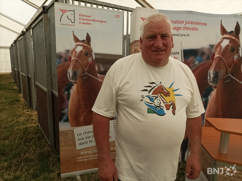 Même si la FJEC, présidée par Claude Boillat, n'a pas de tente de chevaux à vendre au Marché-Concours, elle y partage un stand avec le Haras national ce week-end à Saignelégier.