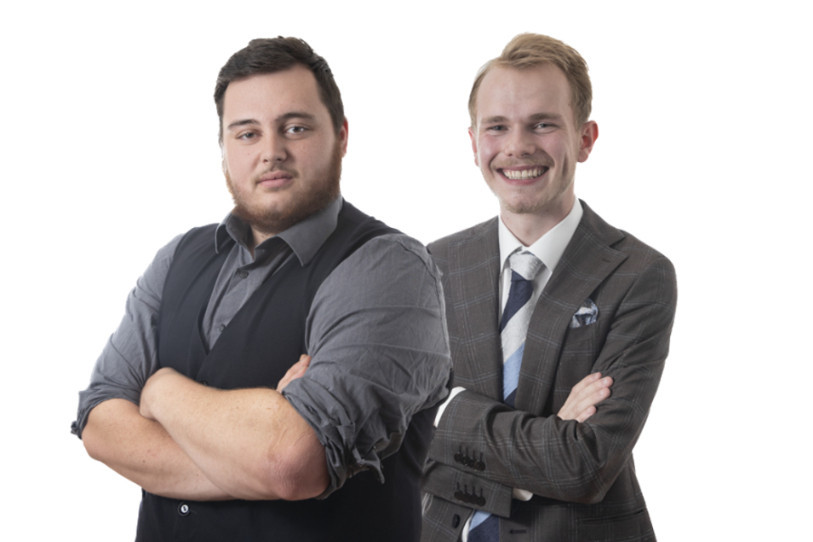 Steeven Lerch (à gauche) et Lukas Räss (à droite) sont les deux candidats sur la liste