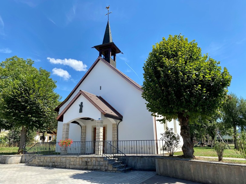 La chapelle de Courcelon, édifiée en 1838, a été complètement rénovée.