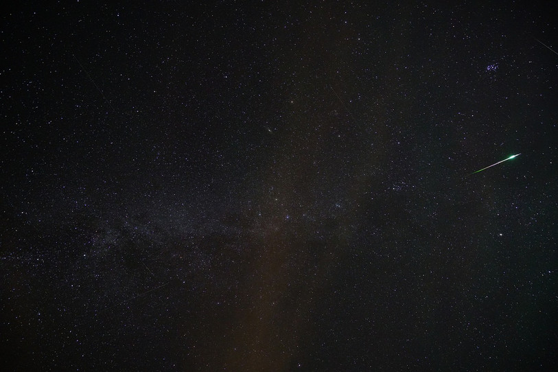 Les chanceux pourront observer jusqu'à 200 étoiles filantes par heure durant la nuit du 12 au 13 août (Photo d'illustration : Pixabay).