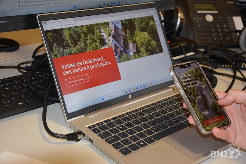 Une application mobile complète le site delemontregion.ch.