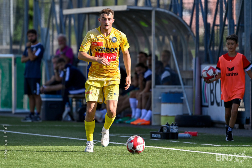Malgré la réduction de l'écart de Nils Cattin à la 69e minute, le FCC s'est incliné devant le FC Yverdon-Sport II ce dimanche.  (Photo : archives, Bertrand Pfaff)