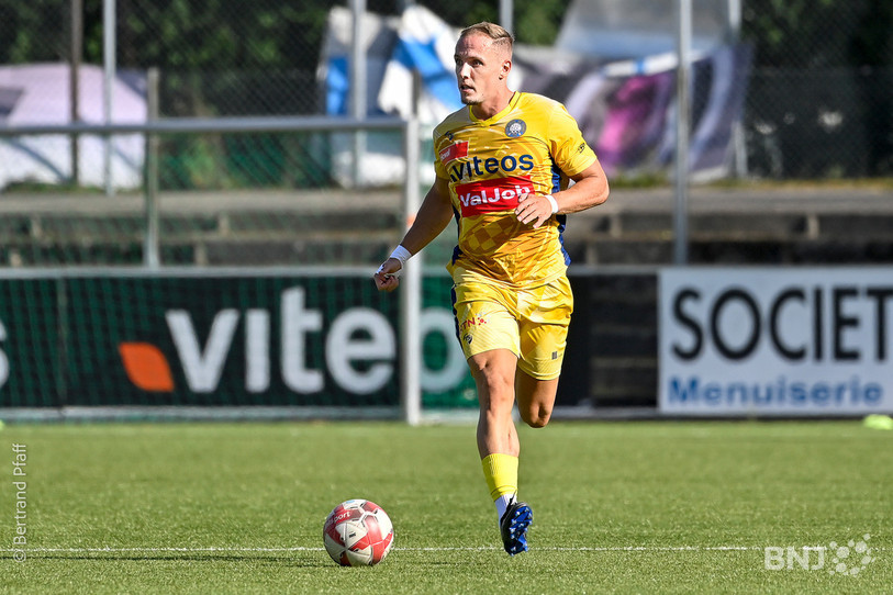 Steve Endrion, auteur du but égalisateur contre Vevey-Sport (Photo : Bertrand Pfaff).