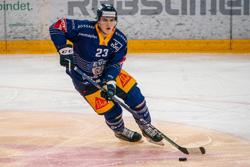 Rémi Vogel devrait disputer toute la saison 2023/2024 avec le HC La Chaux-de-Fonds. (Photo : Philipp Hegglin)